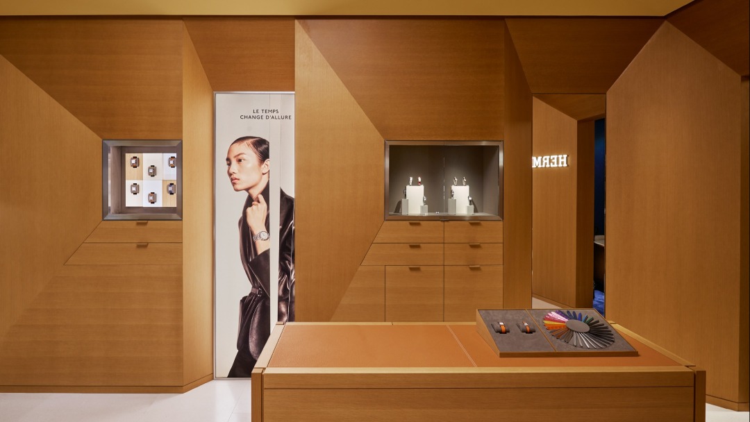 Magasin Hermès - Galeries Lafayette Haussmann - Paris (75009) Visuel 2